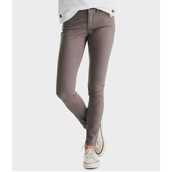 SOUTHERN TIDE NWT Gray Garment Dyed Skinny Jeans // 0 - Picture 1 of 10